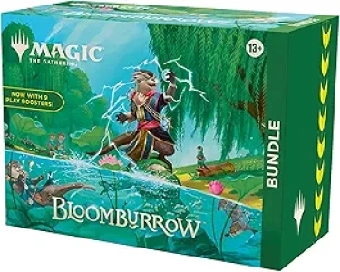 Magic: The Gathering Bloomburrow Bundle - 9 Play Boosters, 30 Land Cards + Exclusive Accessories