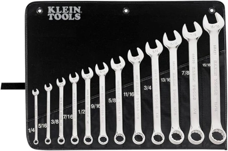 Klein Tools 68404 Combination Wrench Set, 12-Piece