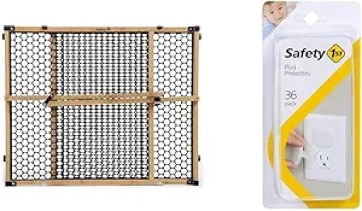 Safety 1st Eco-Friendly Nature Next Bamboo Gate, Bamboo and Black, Fits Spaces Between 28