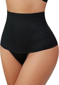 Avidlove Women's Shapewear Tummy Control Thong Mid Waist Lightweight Shaping Underwear Panty Girdle Body Shaper Brief