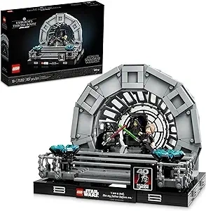 LEGO Star Wars Emperor’s Throne Room Diorama 75352 Building Set for Adults, Classic Star Wars Collectible for Display with Darth Vader Minifigure, Fun Birthday Gift for Men and Women