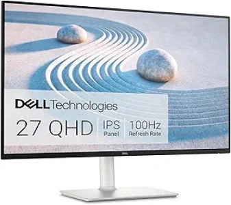 Dell S2725DS Monitor - 27 Inch, QHD (2560x2440) Display, 100Hz refresh rate, 1500:1 contrast ratio, TÜV Rheinland Eye comfort 4 Star, Integrated 2x5W speaker, Height/Tilt/Swivel/Pivot- Ash White color