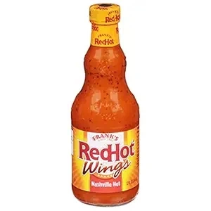 Frank's RedHot Nashville Hot Wings Sauce, 12 fl oz