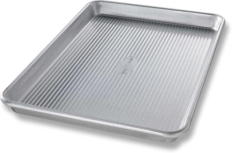 USA Pan Bakeware Quarter Sheet Pan, Warp Resistant Nonstick Baking Pan, Made in the USA from Aluminized Steel