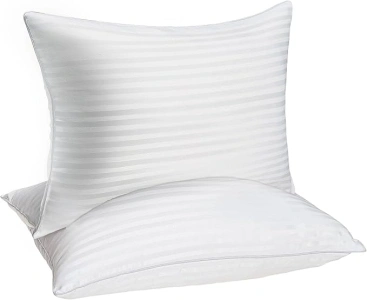 Hotel Collection Bed Pillows for Sleeping, Bed Pillows Queen Size Set of 2,Gusseted Pillow for Back, Stomach or Side Sleepers