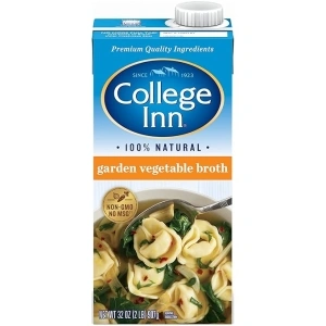 COLLEGE INN 100% Natural Garden Vegetable Broth, 32 oz Carton