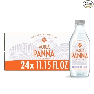 Acqua Panna Natural Spring Water, 11.15 FL OZ Plastic Water Bottles (24 Count)