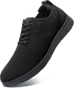 Men's Casual Dress Oxfords Sneakers Business Mesh Breathable Lightweight Walking Shoes Tennis Comfortable