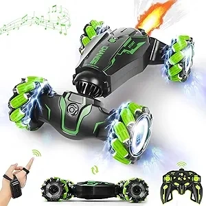 FEIMUOSI Remote Control Car RC Toys: - Rc Cars Stunt Car Toys 4WD Gesture Sensing Rc Car Rechargeable Toy Cars Transformer 360° Rotating Hand Controlled Car Birthday Gifts Outdoor Toys for Kids