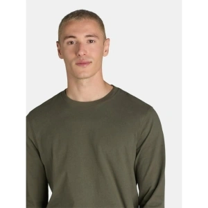 George Men's Cotton Crewneck Tee with Long Sleeves, Sizes S-3XL Tall