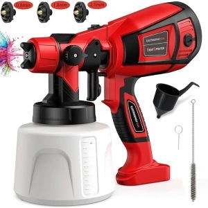 Paint Sprayer for Milwaukee M18 18V Battery, Cordless Paint Sprayer,Electric Spray Paint Gun for Home Interior and Exterior, House Painting,(No Battery)