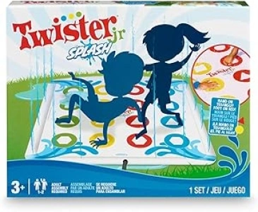 Hasbro Twister Jr. Splash – Outdoor Inflatable Water Twister Game for Kids