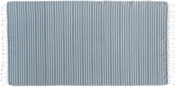 Kafthan Carmen Bath & Summer Beach Towel for Adults - Large Soft Absorbent Turkish Cotton Towel - Quick Dry & Lightweight (Denim, 35