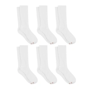 Hanes Men's Crew Socks, Compression, 6-Pack