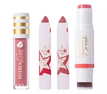 LWYA by Kim Gravel Cheeky Kiss Lip & Cheek 4-pc Set