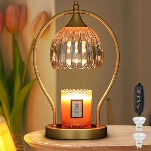 Wax Candle Warmer Lamp with Timer: Electric Candle Warmer for Decor Home Room - Scented Wax Melting Light Gifts for Mom Lovers House Warming Birthday