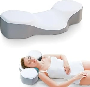 Arts wish Memory Foam Cervical Pillow for Pain Relief, Breathable Ergonomic Bed Pillow with Cooling Pillowcase, Pillow for Side Sleepers, Cervical Neck Pillow for Side Back Stomach Sleepers