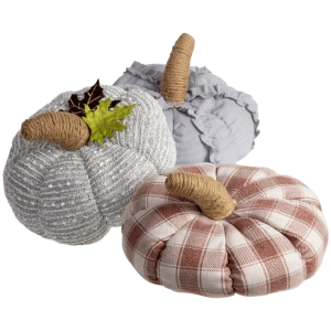 Emryn House Set-of-3 Farmhouse Pumpkins