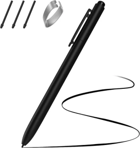 MoKo EMR Stylus Pen Compatible with Remarkable 2, Digital Pen with Eraser, 4096 Pressure Levels Palm Rejection 3 Extra Tips, for Remarkable 2&1/Galaxy Tab&Book/BOOX/Wacom/Scribe/EMR Devices