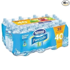 Nestle - Pure Life, Purified Water, 676 Fl Ounce (16.9oz / 40pk)