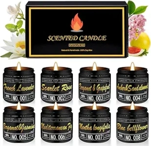 Scented Candles Gifts Set, 8 Pack Candles for Home Scented, Scented Candles for Home, Candles for Women & Men, 28oz/240H Long Burning Aromatherapy Candle Set for Birthday, Valentine's Day,Mother Day