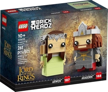 Lego BrickHeadz Aragorn & Arwen (40632) The Lord of The Rings