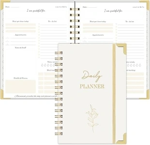 Undated Daily Planner - A5 Daily Planner Undated with 120 Days (8.5