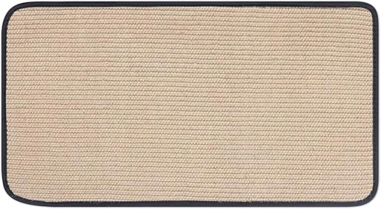 Navaris Sisal Cat Scratcher Mat - 12.6x23.6 Cat Scratch Pad for Wall - Cat Scratching Protector for Indoor Cats Adult Cats - Mount on Corner or Walls