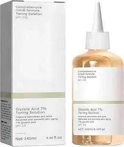 Glycolic Acid 7% Toner, Exfoliating & Hydrating Facial Toner for Smooth Skin, Gentle pH-Balanced Formula for Pore Minimizing, and Uneven Skin Tone