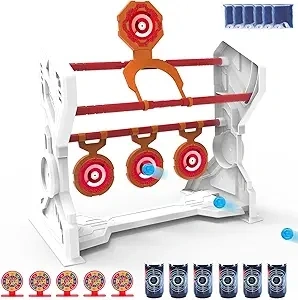 Gel Ball Blaster Accessories Shooting Games Target with 60000+, 5 Small Targets & 3 Soda Can Targets for Electric Blaster Toy, Shooting Practice Target Toy for Teens Boys, Age 14+Year Old (Red)