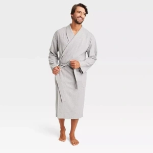 Hanes Premium Men's Solid Waffle Robe