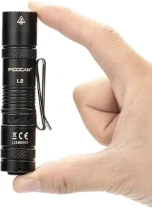 Rechargeable Flashlights 1200 Lumens EDC Flashlight, AA Pocket Flashlight High Lumens with Clip, Super Bright Small Flashlight, 4 Modes Flash Light for Camping, Home, and Emergencies (Black)