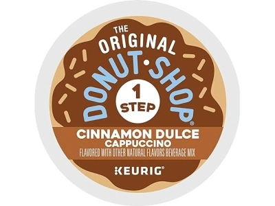 The Original Donut Shop One-Step Cinnamon Dulce Cappuccino, Keurig Single-Serve K-Cup Pods, 60 Count (6 Packs of 10)