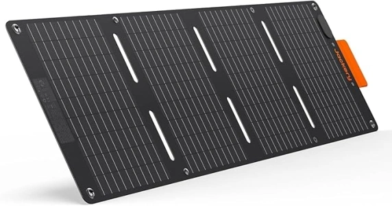 Jackery SolarSaga 40W Mini Solar Panel,Portable Solar Panels with USB-C & USB-A Ports,Book-Sized Foldable Solar Charger for Phones,Compatible with Jackery E300Plus, IP68 Waterproof for Hiking&Camping