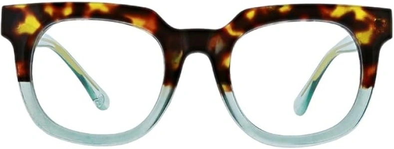 Peepers by PeeperSpecs Women's Showbiz Square Blue Light Blocking Reading Glasses