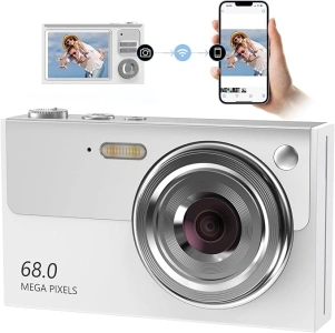 Upgrade Digital Camera for Teens, FHD 4K 68MP Digital Camera Autofocus with 32GB SD Card 16X Zoom,Cameras for Photography Compact Point and Shoot Camera for Teen Boy Girl Kids Camera Beginner