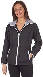 Fleet Street Ltd. Women's Hooded Mesh Jacket