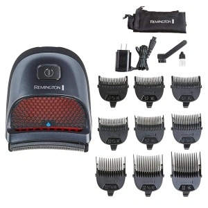 Remington Shortcut Pro Self-Haircut Kit, Waterproof Cordless Electric Razor for Head, Beard and Body with Curved Blade and 5-minute Quick Charge