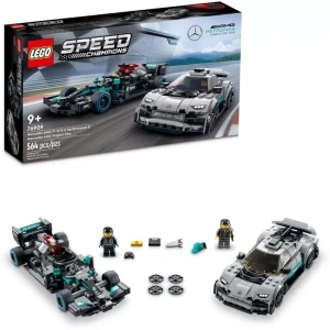 LEGO Speed Champions Mercedes-AMG 2 Toy Car Models Set 76909