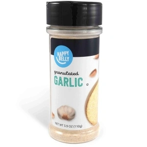 Happy Belly Granulated Garlic, 3.9 ounce (Pack of 1)