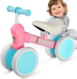 Baby Balance Bike for 1 Year Old Boys Girls 10-36 Month Toddler Balance Bike,Infant First Walking Bike,Toddler Training Bike,No Pedal 4 Silence Wheels,First Birthday Gifts