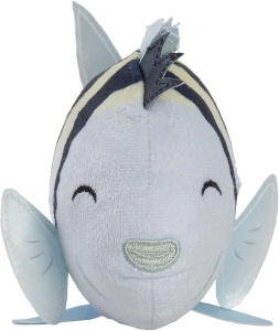 Disney The Little Mermaid Flounder Small Plush Stuffed Animal, Fish, Kids Toys for Ages 3 Up by Just Play