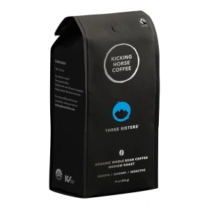 Kicking Horse Coffee, Three Sisters, Medium Roast, Whole Bean, 10 oz