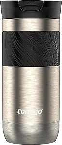 Contigo Byron Vacuum-Insulated Stainless Steel Travel Mug with Leak-Proof Lid