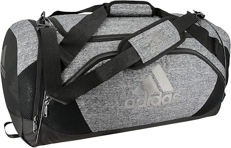 adidas Team Issue 2 Medium Duffel Bag Jersey Onix Grey, One Size