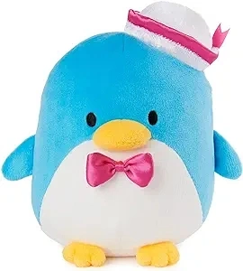 GUND Sanrio Tuxedo Sam Plush, Penguin Stuffed Animal for Ages 1 and Up, Blue, 6”