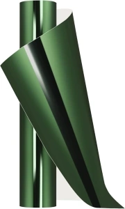 AHIJOY Heat Transfer Vinyl Olive Green Metallic Foil HTV 12