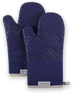 KitchenAid Asteroid Oven Mitt Set, Cobalt Blue 7