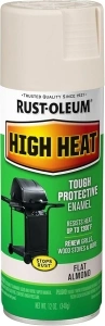 Rust-Oleum 7750830 High Heat Enamel Spray Paint, 12 oz, Almond