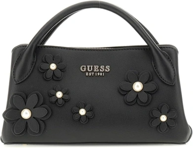 GUESS Zaria Small Girlfriend Satchel, Black